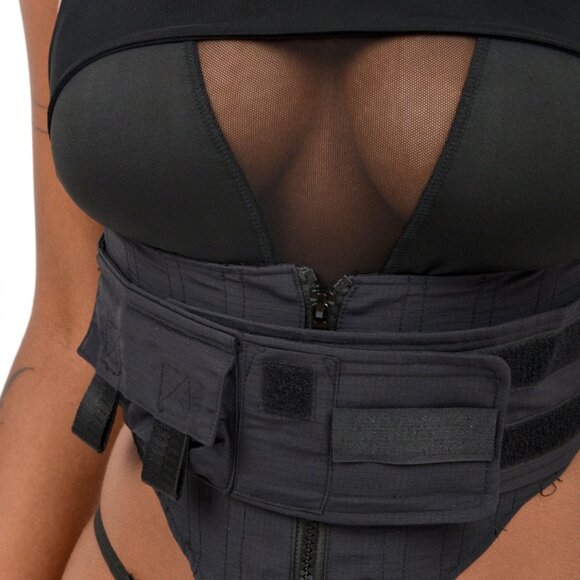 Namilia Corset Tactical Top Black Medium - Picture 4 of 8